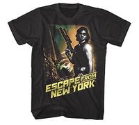 Escape from New York Movie Poster Mens T Shirt Snake Kurt Russell Liberty Statue Black