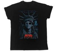 Escape from New York Movie Poster T-Shirt Graphic Printed Mens Black Mens Unisex Tee L