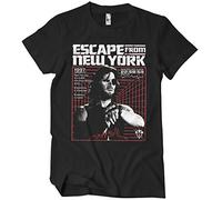 Escape From New York Officially Licensed Escape from N.Y. 1997 Mens T-Shirt (Black), X-Large