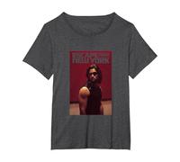 Escape from New York Snake Plissken Still T-Shirt, Women's Plus, Dark Heather Grey, 5X