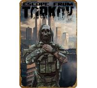 Escape from Tarkov Boss Poster Wall Home Wall Art Metal Tin Sign 8x12 inch