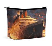Escape from Titanic Fashion Makeup Bag Portable Cosmetic Pouch