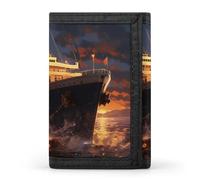 Escape from Titanic Funny Trifold Wallets with ID Credit Card Slot