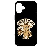 Escape GOAT Escape Room Lover Pun Scapegoat Wordplay Joke Case for iPhone 16