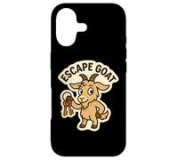 Escape GOAT Escape Room Lover Pun Scapegoat Wordplay Joke Case for iPhone 17