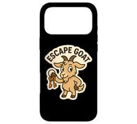 Escape GOAT Escape Room Lover Pun Scapegoat Wordplay Joke Case for iPhone 17 Pro Max