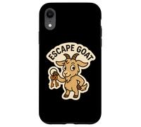 Escape GOAT Escape Room Lover Pun Scapegoat Wordplay Joke Case for iPhone XR