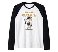 Escape Goat Funny Escape Room Lover Scapegoat Wordplay Pun Raglan Baseball Tee