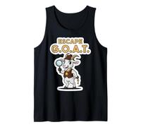 Escape Goat Funny Escape Room Lover Scapegoat Wordplay Pun Tank Top