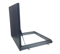 Escape Hatch Caps Large Galvanized Cellar Emergency Exit Lid Weather Resistant Metal Boat Storage Security Door Shopping Centre Rooftops(70x70cm/2.3x2.3ft)