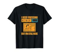 Escape Key Funny Office Work From Home Meme T-Shirt