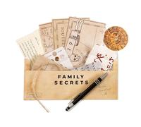 Escape Mail: Gripping Escape Room Game in an Envelope - Episode 1: Family Secrets. Immersive Storyline The Family Will Love Or for Date Night, Age 10+ (2nd Edition)