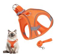 Escape Proof Cat Harness Adjustable Cat Harness for Walks Pet Accessories for Safety Training Travel Hiking Backpack Outdoor Adventure