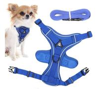 Escape Proof Cat Harness Adjustable Reflective Breathable Soft | Heavy Duty Kitten Lead for Cat Kitten Outdoor Walking Hiking Tether Training Travel Adventure Daily Fun Active