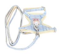 Escape Proof Cat Harness and Leash Set | Adjustable Breathable Mesh Vest for Walking/Travel/Outdoor | Soft I - Shape Design Helps Avoid Choking, Lightweight Comfort for Cats (1.0cm (suitable for