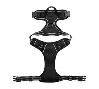 Escape Proof Dog Harness 2 Lead Clips Reflective No-Choke Easy Control