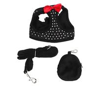 Escape Proof Dog Harness and Leash | Adjustable Breathable Vest for Small Dogs/Cats | Comfortable No - Pull Walking Jacket with Key Case (XS)