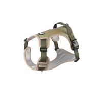 Escape Proof No Pull Dog Harness for Medium & Large Dogs- Comfortable, Easy Walk Training Aid, Reflective & Breathable for Daily Walks, Running & Outdoor Adventures(Khaki,M)