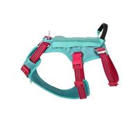 Escape Proof Pet Harness No Pull Adjustable Soft Padded Vest Service Dog Handle Climbing(Pool Blue,XL-chest 81-107CM)