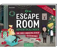 Escape Room Adventskalender. Die drei unheimlichen Geschenke: Gamebuch für Kids mit Seiten zum Aufschneiden