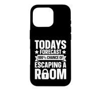 Escape Room Forecast - 100% Chance Of Escaping Case for iPhone 16 Pro