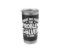 Escape Room - Have No Fear The Problem Solver is Here Stainless Steel Insulated Tumbler