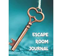 Escape Room Journal: Escape Room Log Book Escape Room Review