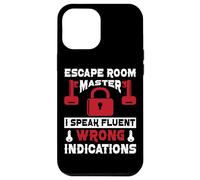Escape Room Master I Speak Fluent Wrong Indications Puzzles Case for iPhone 12 Pro Max