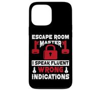 Escape Room Master I Speak Fluent Wrong Indications Puzzles Case for iPhone 13 Pro Max