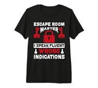 Escape Room Master I Speak Fluent Wrong Indications Puzzles Premium T-Shirt