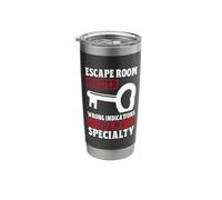 Escape Room Master Wrong Indications are My Speciality Game Stainless Steel Insulated Tumbler