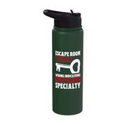 Escape Room Master Wrong Indications are My Speciality Game Stainless Steel Insulated Water Bottle