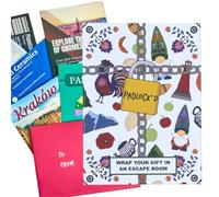 Escape Room Puzzle Gift | Wrap Your Gift in an Escape Room | Padlock’d: Poland - With Real Padlock & Chain | Perfect for Gifting