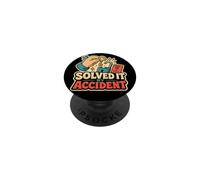 Escape Room Puzzle Lover Clue Solver Humor PopSockets Adhesive PopGrip