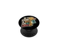 Escape Room Puzzle Lover Clue Solver Humor PopSockets Adhesive PopGrip