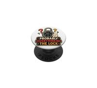 Escape Room Puzzle Lover Clue Solver Humor PopSockets Adhesive PopGrip