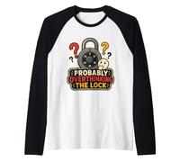 Escape Room Puzzle Lover Clue Solver Humor Raglan Baseball Tee