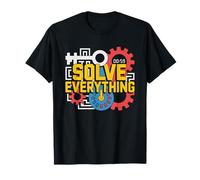 Escape Room Puzzle Piece Locked Illustration Enthusiast T-Shirt