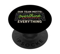 Escape Room Puzzle Squad Captain Crew Enthusiast Team PopSockets Adhesive PopGrip