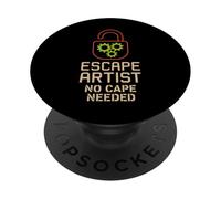 Escape Room Puzzle Squad Captain Crew Enthusiast Team PopSockets Adhesive PopGrip