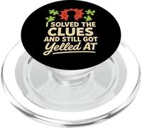 Escape Room Puzzle Squad Captain Crew Enthusiast Team PopSockets PopGrip for MagSafe