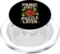 Escape Room Puzzle Squad Captain Crew Enthusiast Team PopSockets PopGrip for MagSafe