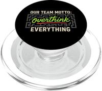 Escape Room Puzzle Squad Captain Crew Enthusiast Team PopSockets PopGrip for MagSafe