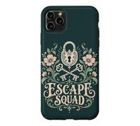 Escape Room Squad Floral Lock and Keys Party Case for iPhone 11 Pro Max