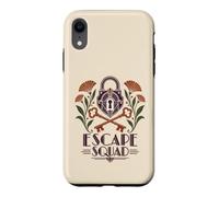 Escape Room Squad Lock and Keys Puzzle Group Case for iPhone XR