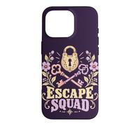 Escape Room Squad Puzzle Game Friends Group Case for iPhone 16 Pro