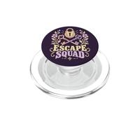 Escape Room Squad Puzzle Game Friends Group PopSockets PopGrip for MagSafe
