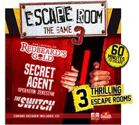 Escape Room: The Game - Vol. 3 | 3 Thrilling Escape Rooms in Your Own Home! | Board Games for Adults | For 3-5 Players | Ages 16+