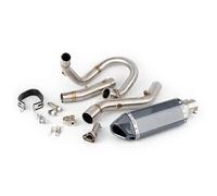 Escape Slip-on Motorcycle Exhaust Muffler And Header Link Pipe Accessories For Suzuki DRZ400S DRZ400SM 2000-2022(Version F)