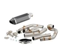 Escape Slip-on Motorcycle Exhaust Muffler With Header Link Pipe Accessories For Suzuki SV650 2003-2015 Exhaust(Version C)